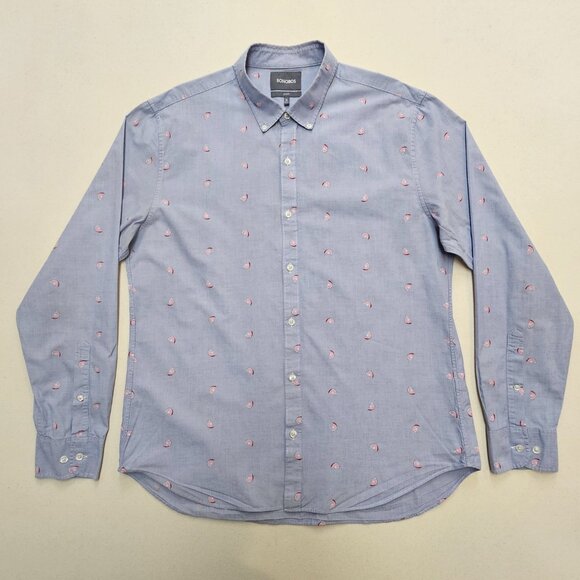 Bonobos Slim Fit Grapefruit Print Button Down XL - Picture 2 of 6